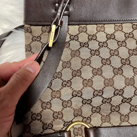 Gucci Brown GG Canvas Shoulder Bag - Picture 8 of 10
